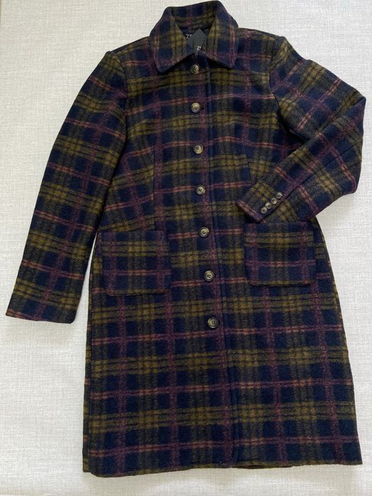 Пальто ZILCH "Checker Navy"