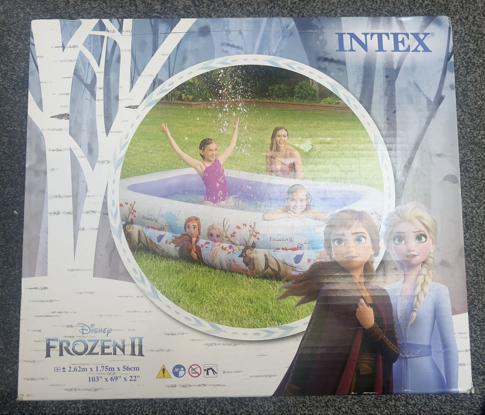Basen dmuchany INTEX Frozen 2 - 770L - 262x175x56 cm