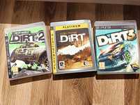 Gry PS3 dirt Colin McRae Dirt 2 Dirt 3 komplet 3 gier
