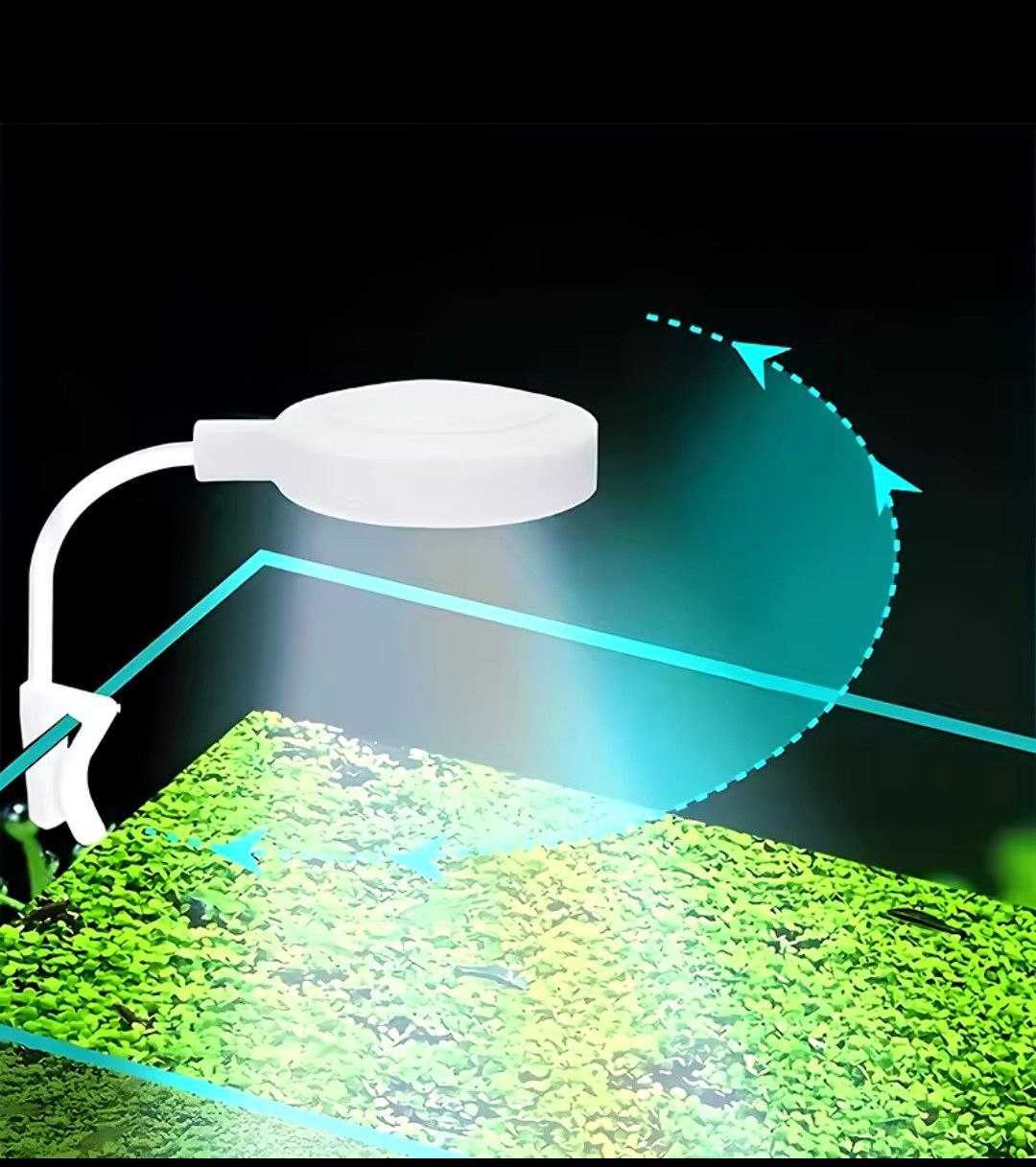 Светильник USB для мини- и средних аквариумов, аквариумная LED лампа