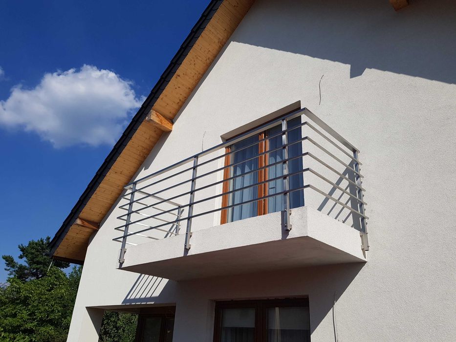 BALUSTRADA ze stali nierdzewnej Szybkie terminy Schody Balkony Tarasy