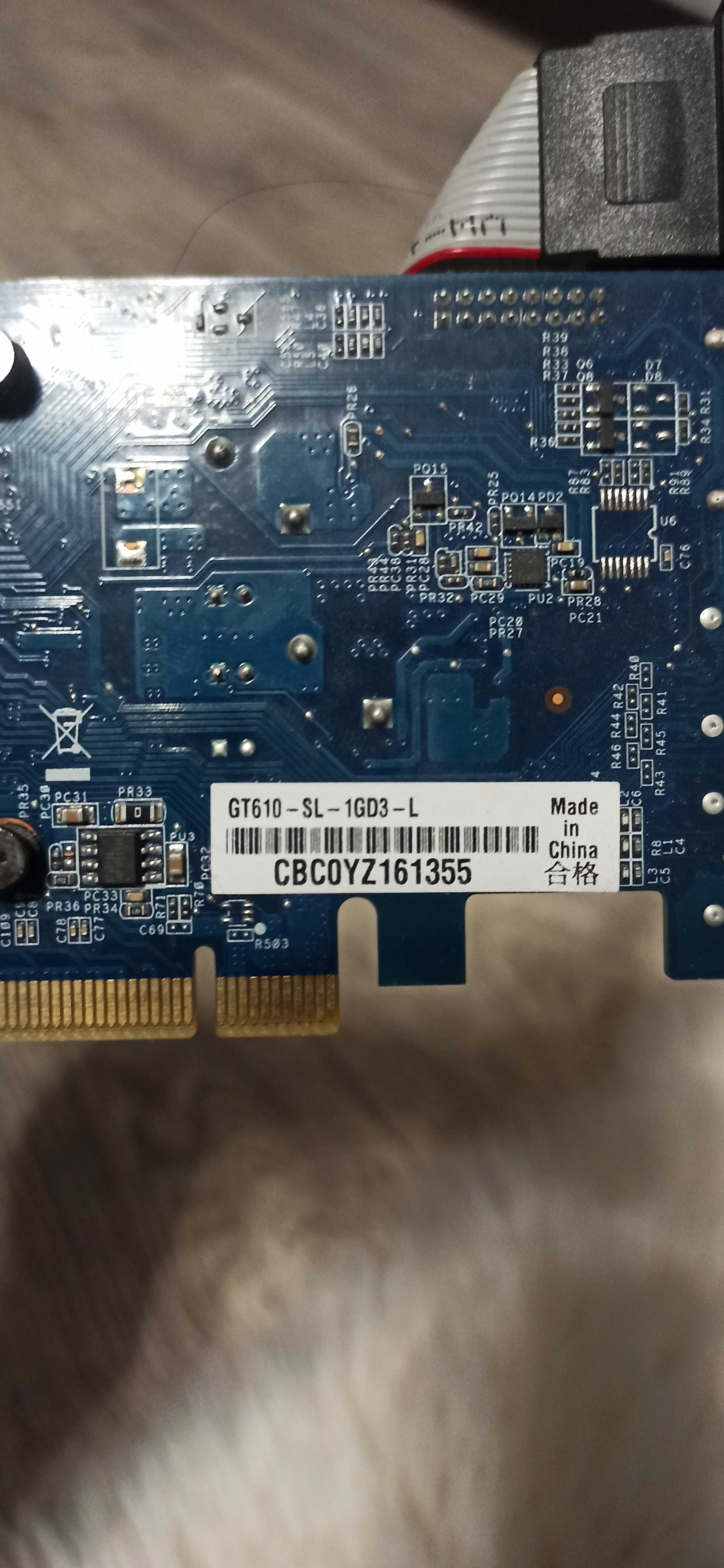 Видеокарта NVIDIA GeForce GT610 1GB DDR3 ASUS