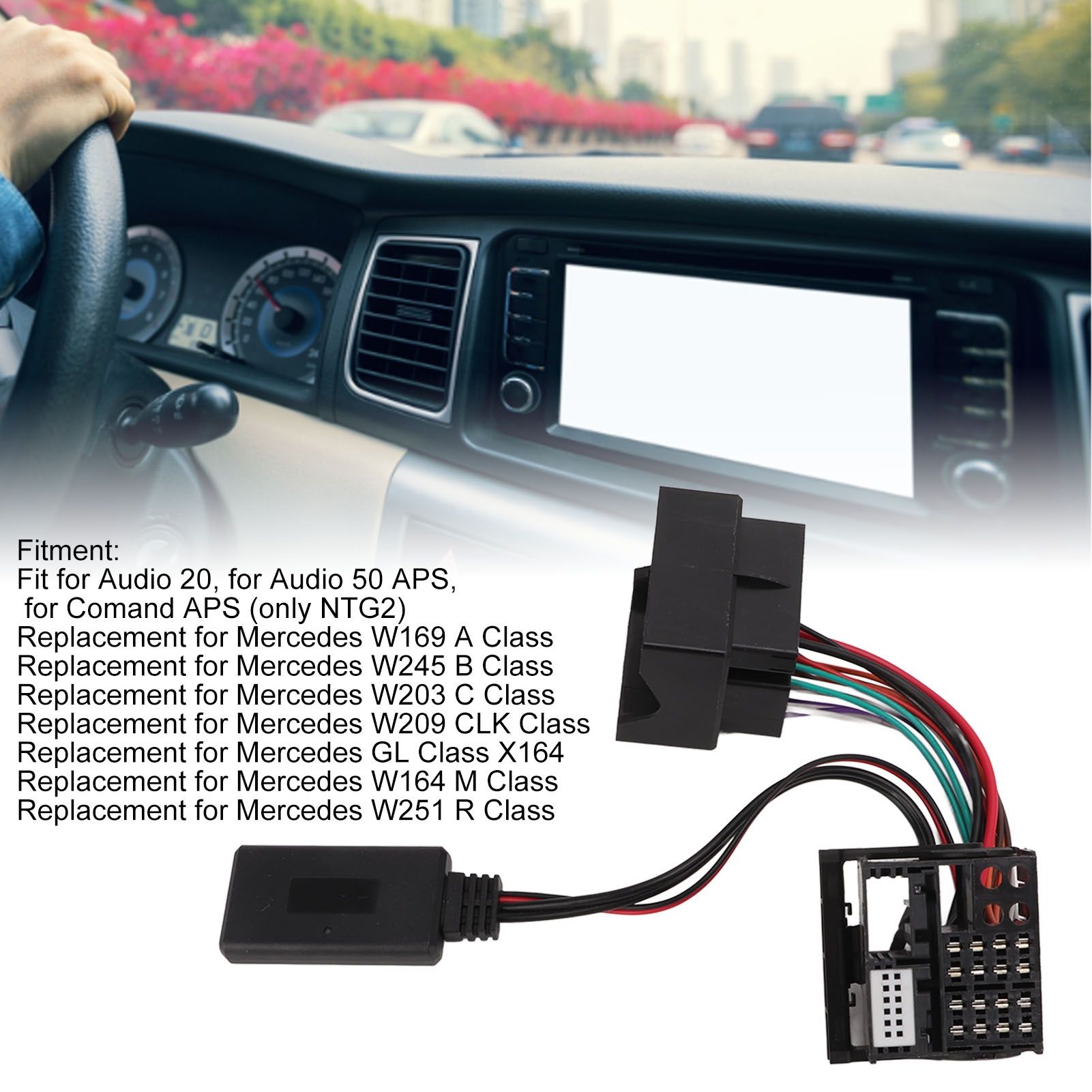 Автомобильный Bluetooth-адаптер  Mercedes W169 W245 W203 W209 W164