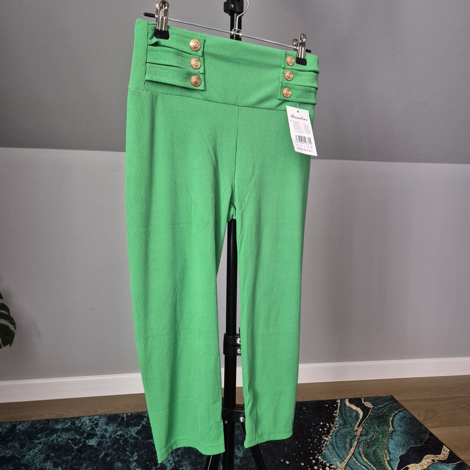 Kolarki 3/4 zielone L/XL
