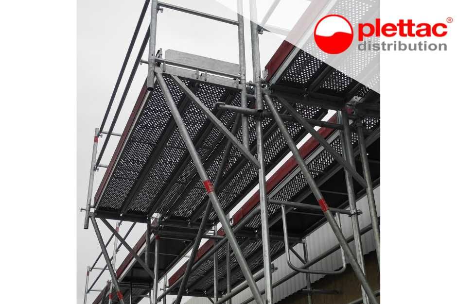 Rusztowanie elewacyjne PD70 od producenta – pow.rob.72m2, wys.rob. 8m