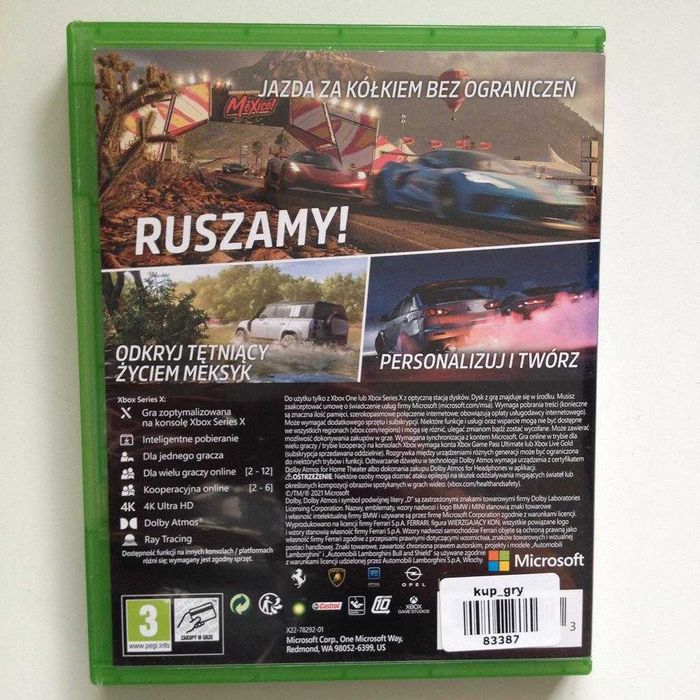 Forza Horizon 5 XOne Xbox Series X PL Sklep W-wa Ursynów