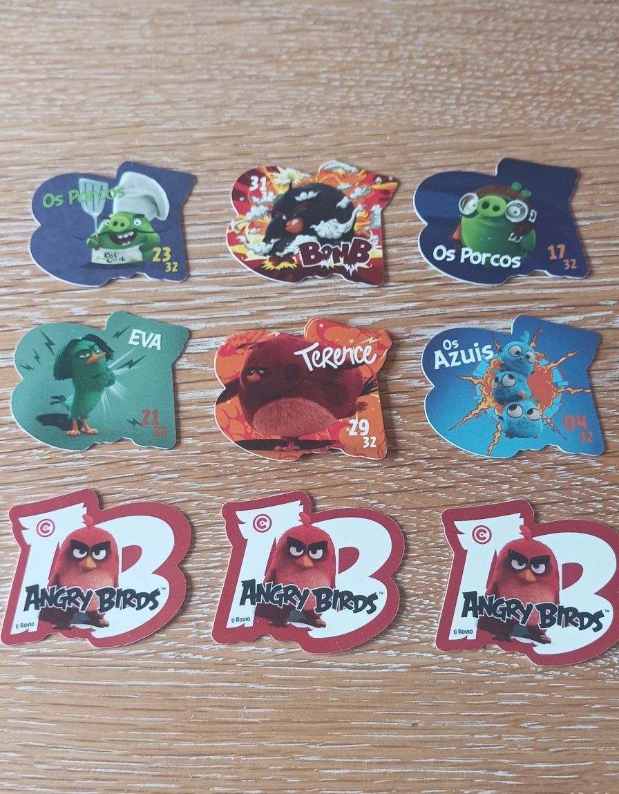 Tazos "Angry birds"