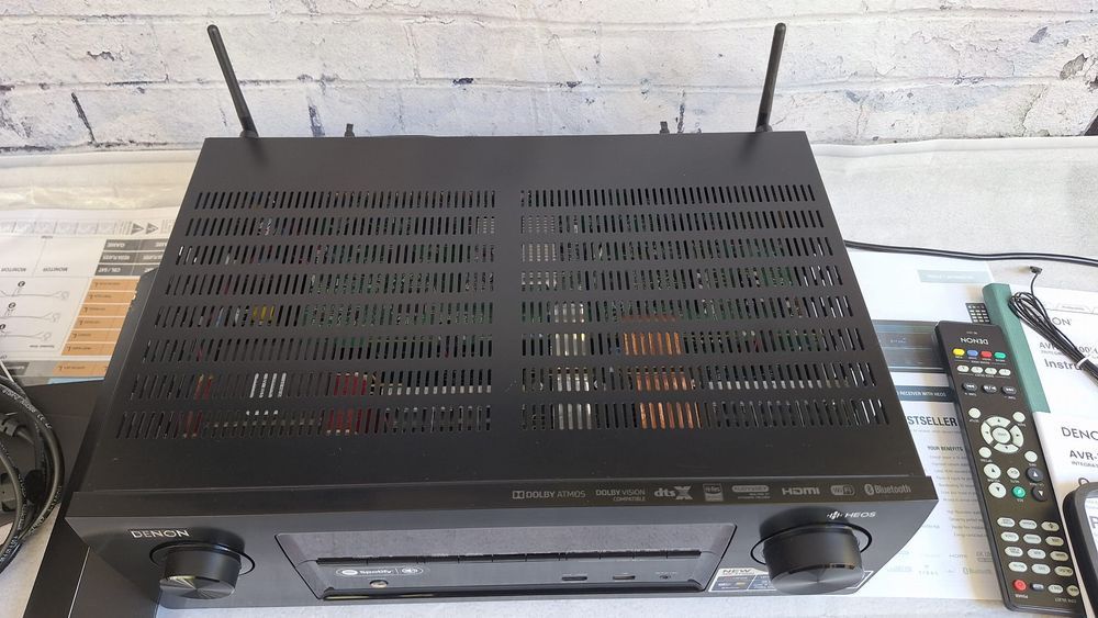 7.2 Denon AVR-X1400 Wi-Fi BT Heos Airplay 4k60p Net Radio  Hi-res