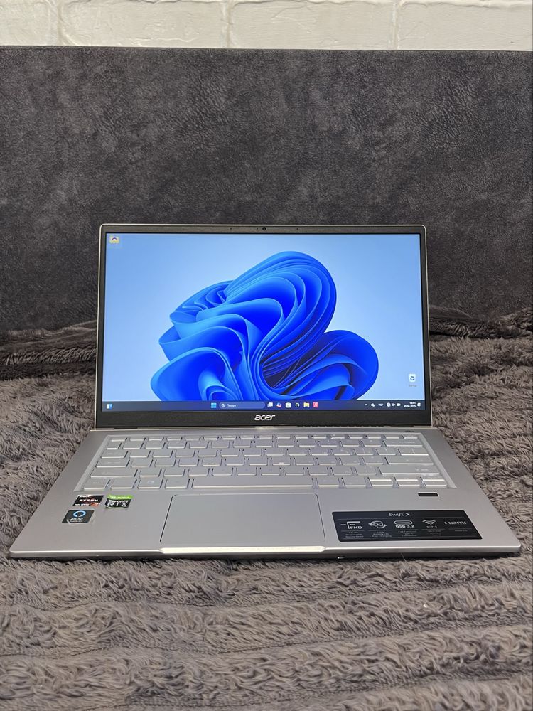 Acer Swift X14 Ryzen 7 5800U RTX 3050 Ti 16 GB SSD 512 GB