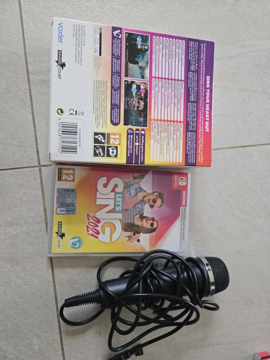 Let's Sing 2021 Nintendo swich z mikrofonem