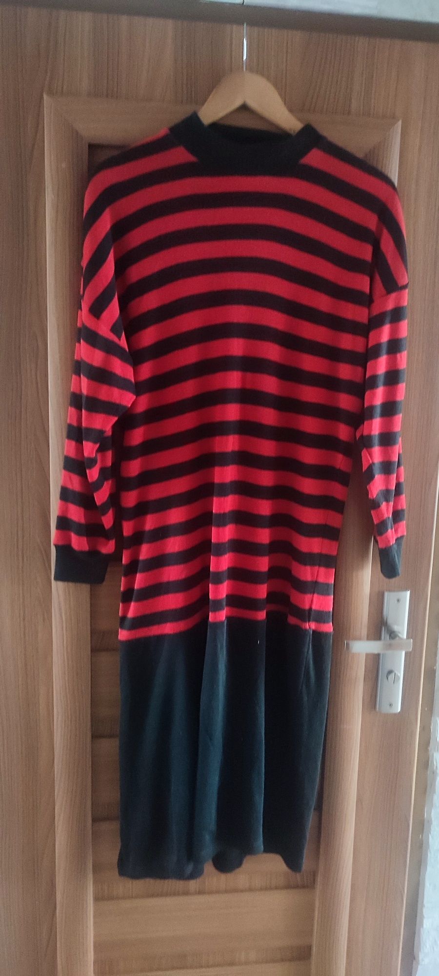 Sukienka dzianinową H&M rozm L do XL wymiary na fotkach