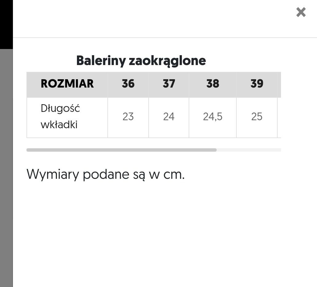 Balerinki Wółczanka 36