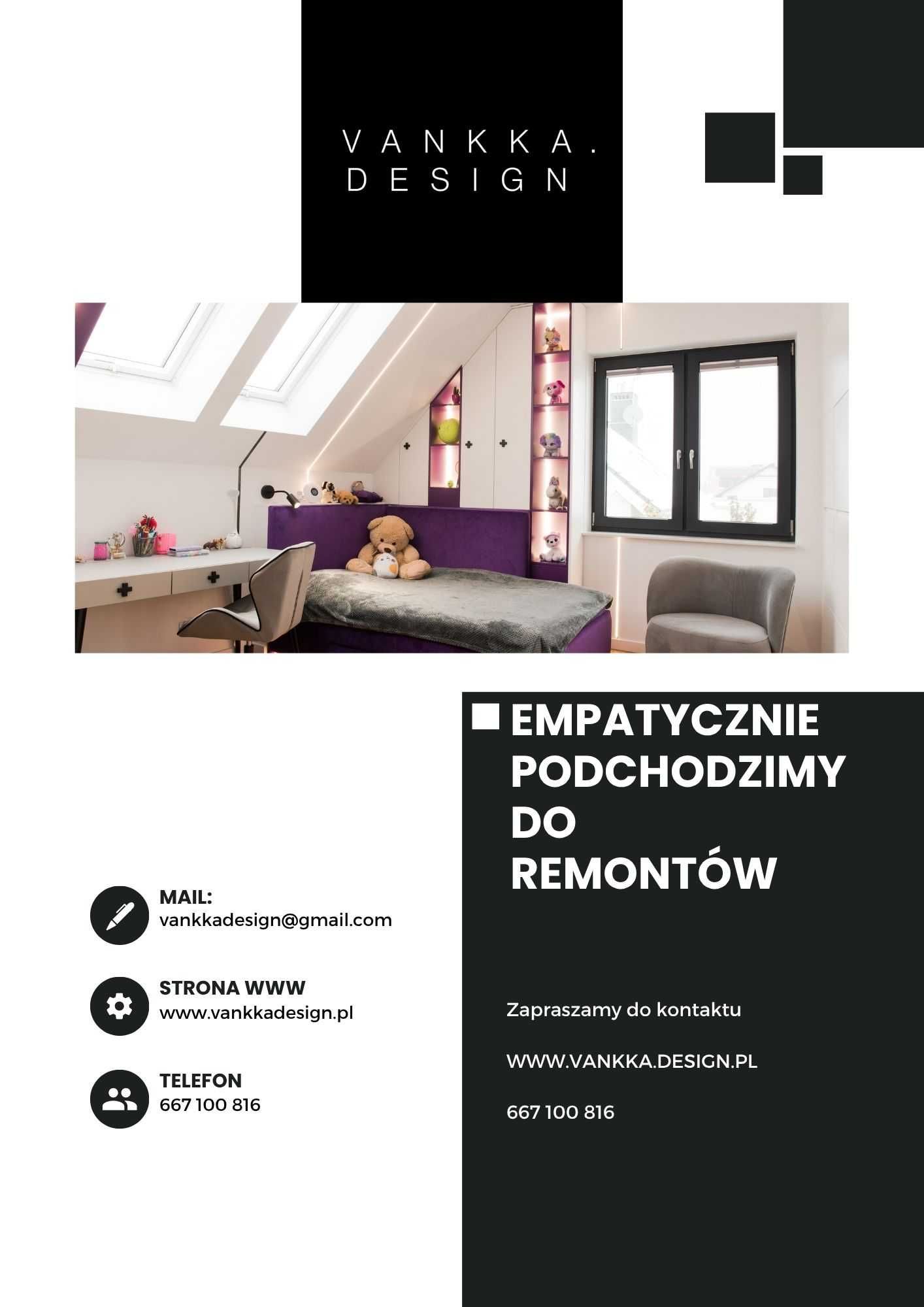 Remonty, wykończenia pod klucz