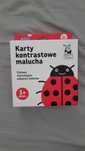 Nowe .Karty kontrastowe malucha 3+ miesiące