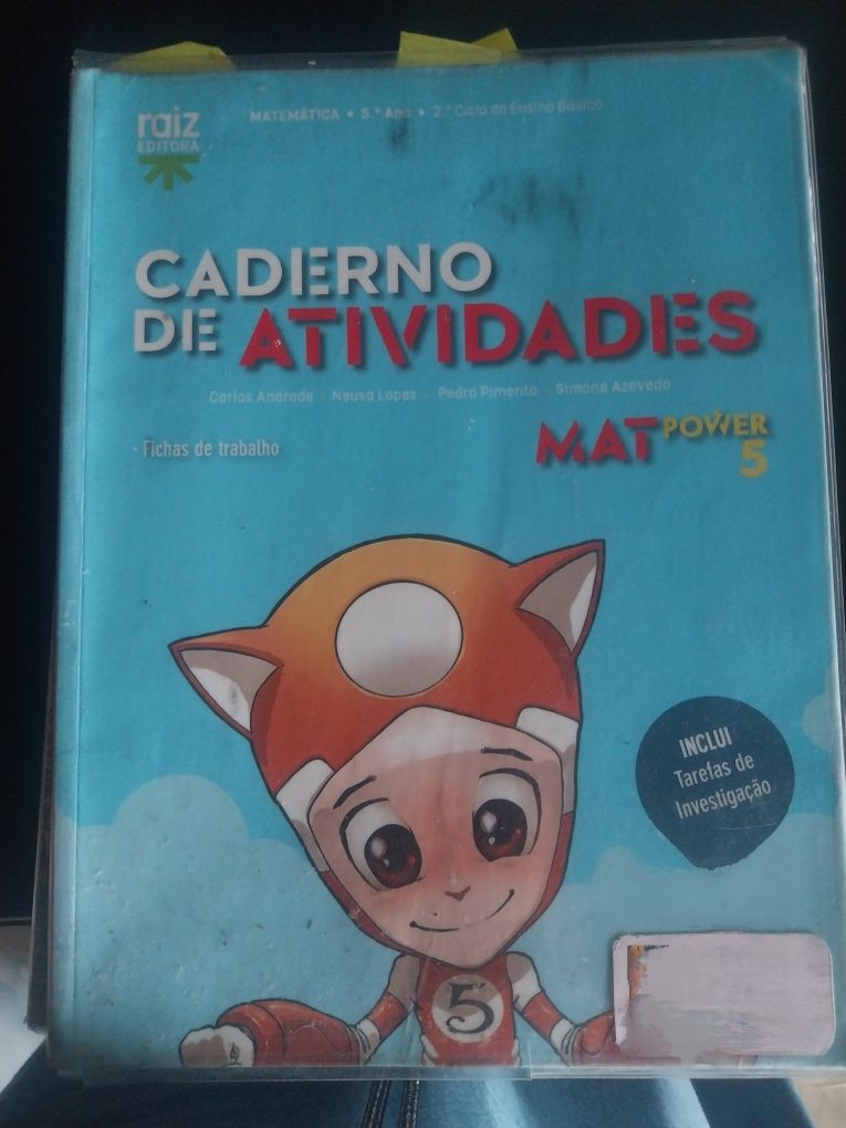 Livros de atividades 5. ° ano