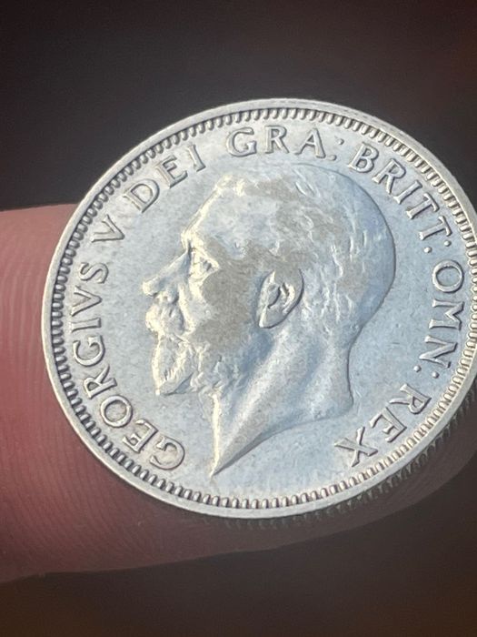 Moeda em prata 1927 Inglesa