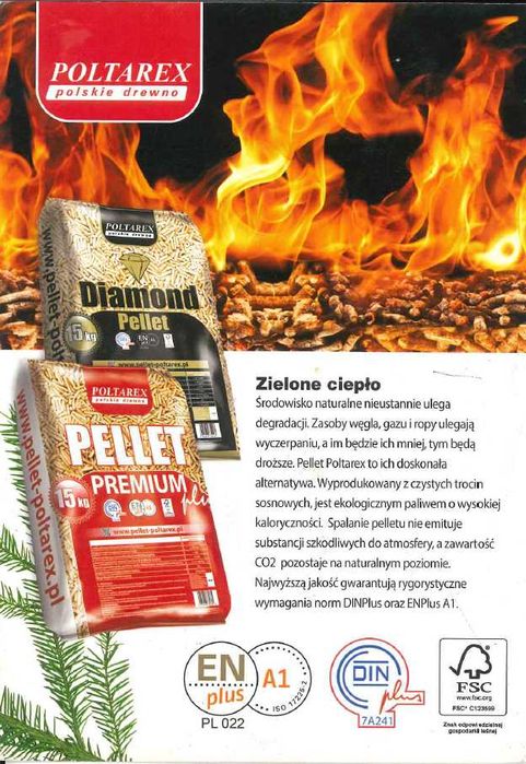 Pellet Poltarex PREMIUM oficjalny dystrybutor