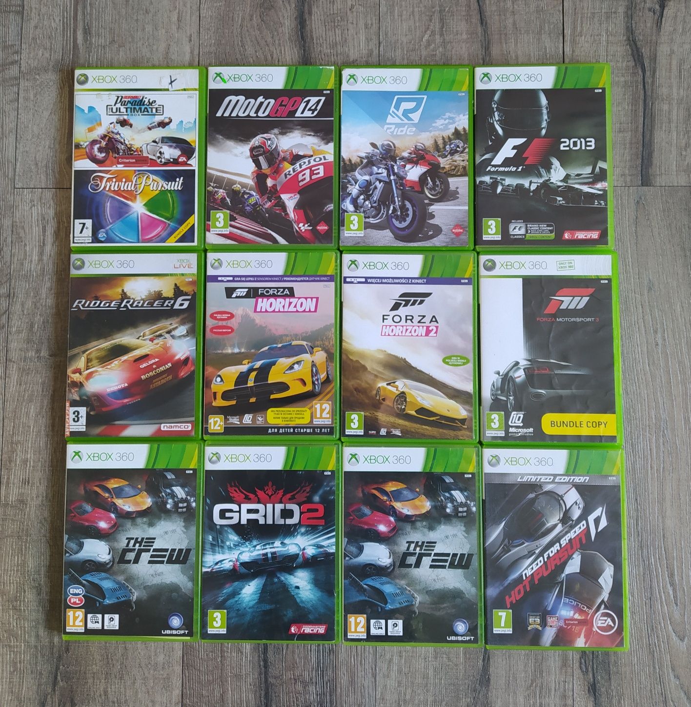 Gry Xbox 360 Wyścigi samochodowe Forza nfs grid