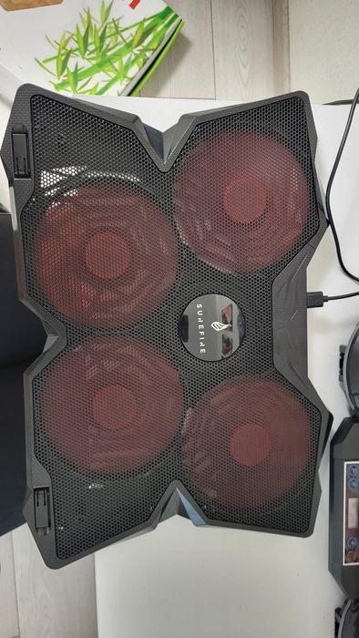 Підставка-охолоджувач для ноутбука SureFire Bora Red (48819)