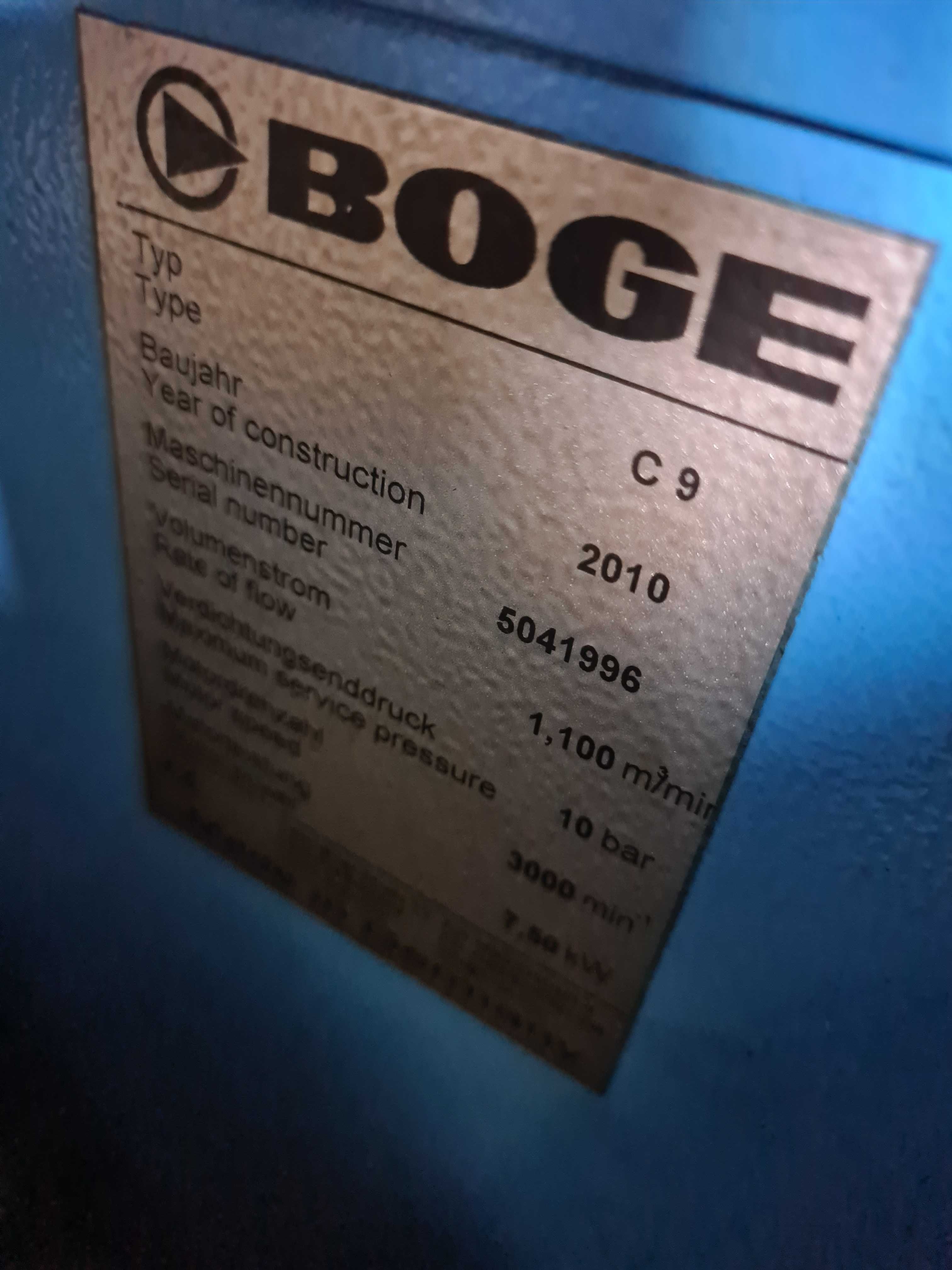 Kompresor śrubowy Boge C 9, 7,5 kw