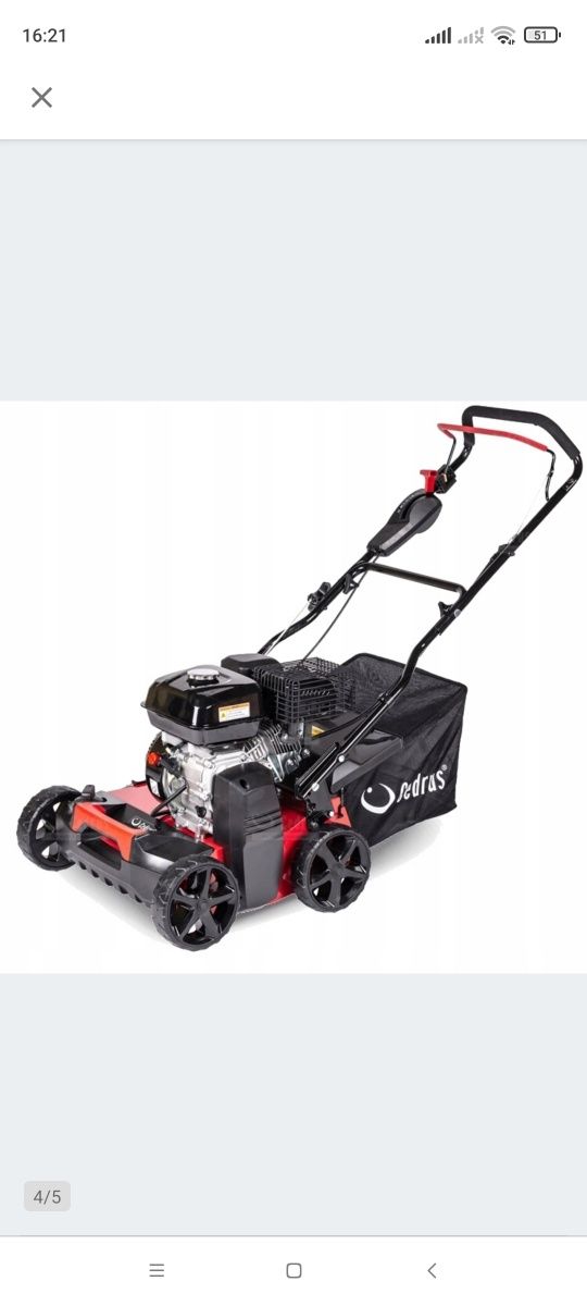 Wertykulator aerator spalinowy