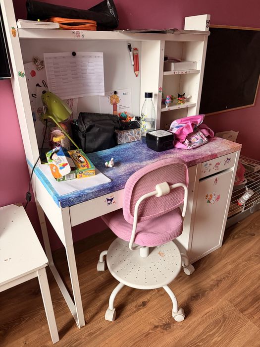 Biurko mlodziezowe z krzeslem