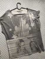 Bluzka damska Guess Boyfriend fit M krótki rękaw