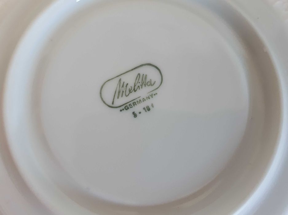 Serviço de Chá Melitta, em porcelana made in Germany - vintage