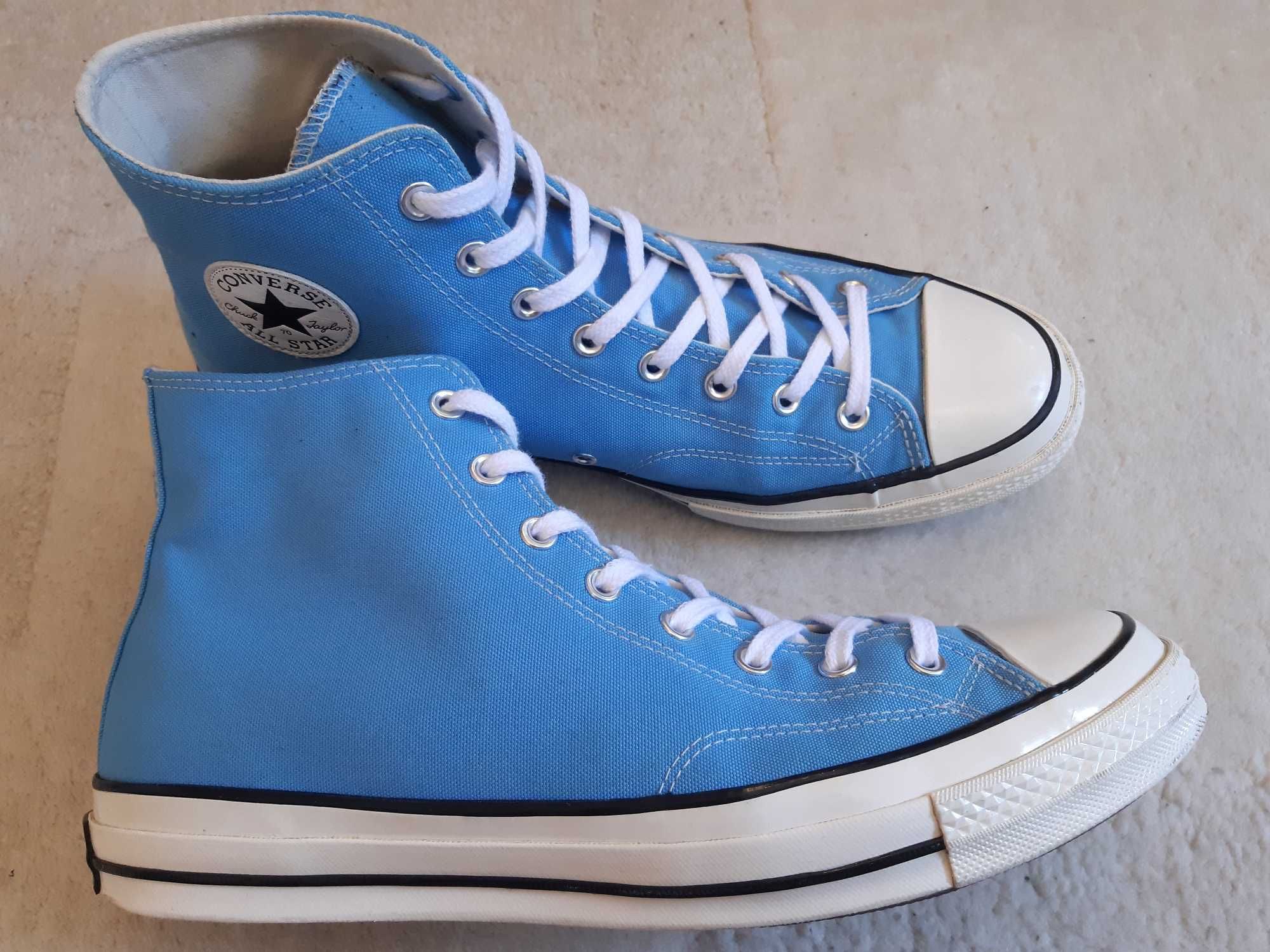 Kultowe wysokie niebieskie trampki Converse 70 All Star, rozmiar 48