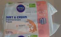 Nivea baby chusteczki soft&cream 4×57