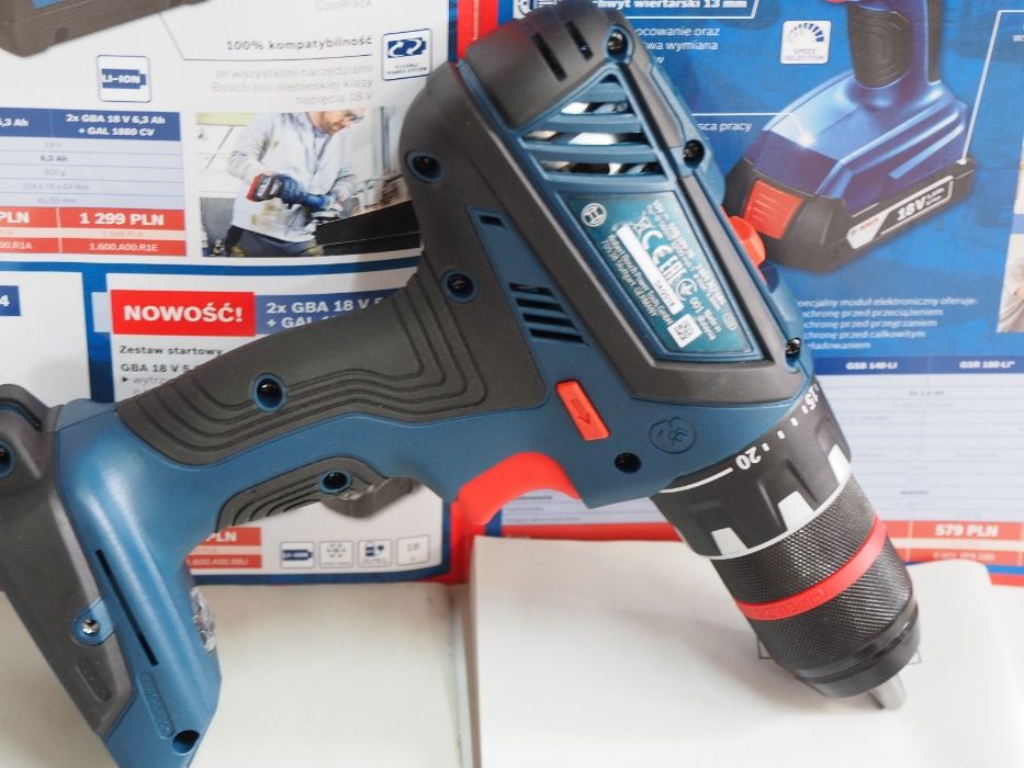 Wkrętarka BOSCH GSR 18V-28 Najnowsza moc 63Nm bez bateria ladowarka