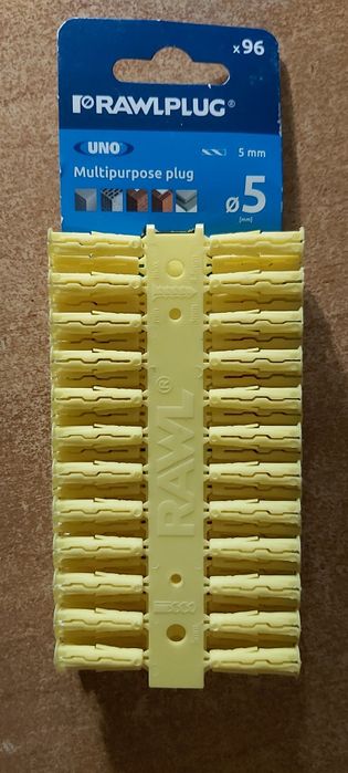 Rawlplug 5x24 kołek rozporowy 96szt