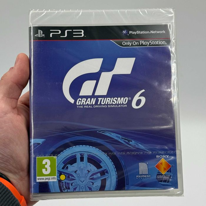 RARYTAS! Zafoliowana Gra GRAN TURISMO 6 - PS3 PAL Europa