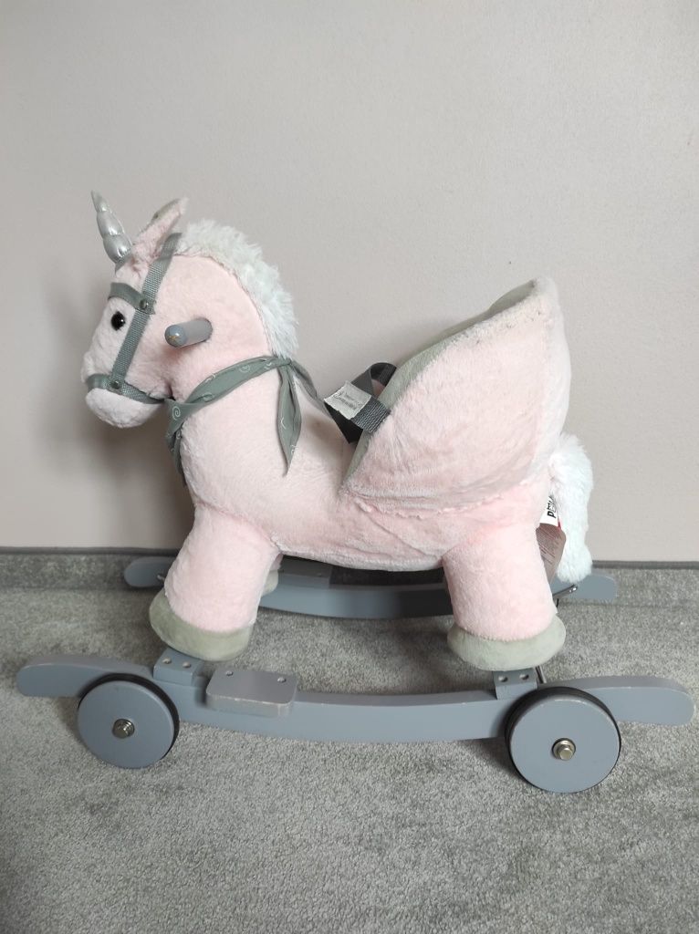 interaktywny konik na biegunach polly milly mally