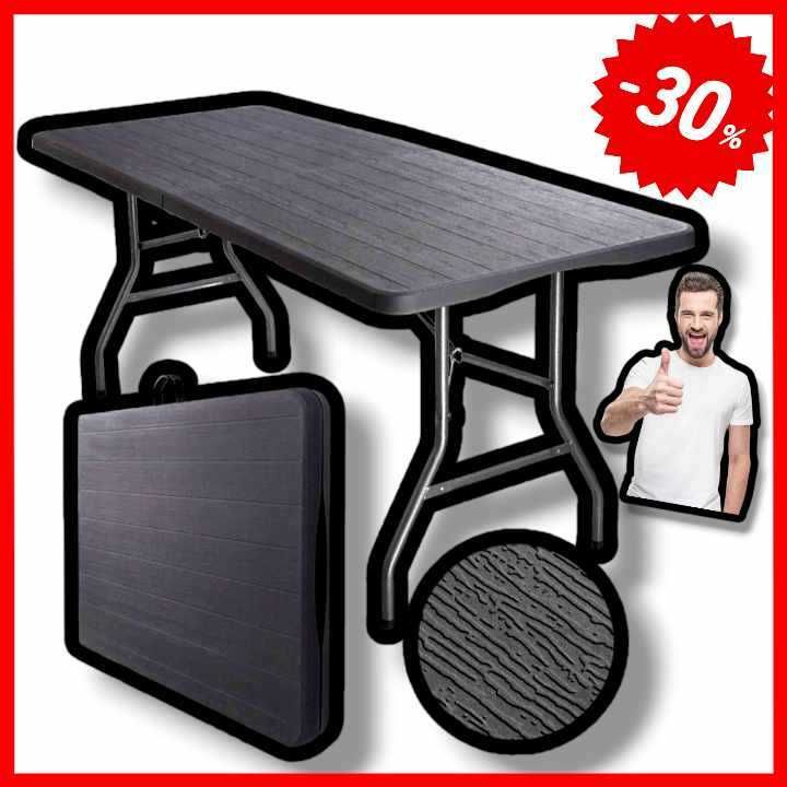 STÓŁ CATERINGOWY Składany w Walizkę 180 cm Wygoda i Trwałość *PROMOCJA
