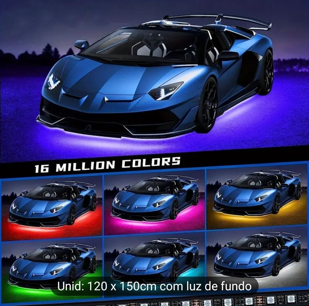 Vendo luz para debaixo do carro