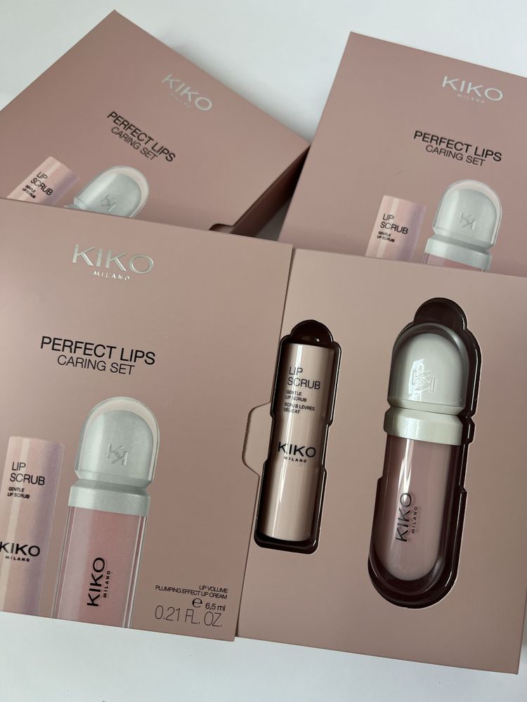 Подарунковий набір kiko milano lip volume perfect lips caring set