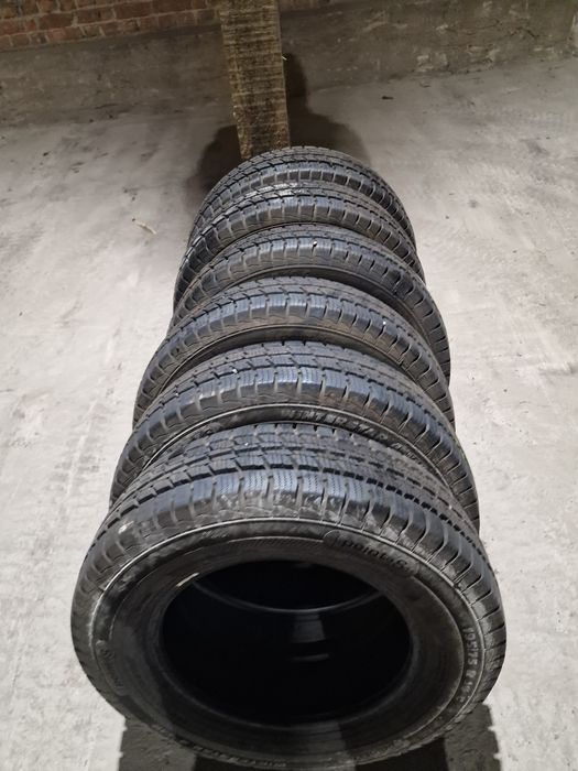 Opony Zimowe 195/75R16C Jak nowe 10mm Bierznik