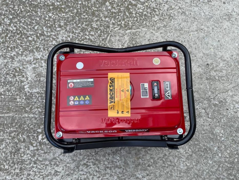 Бензиновий генератор Vackson VK9500V 3.8кв МІДЬ! AVR Ручний стартер