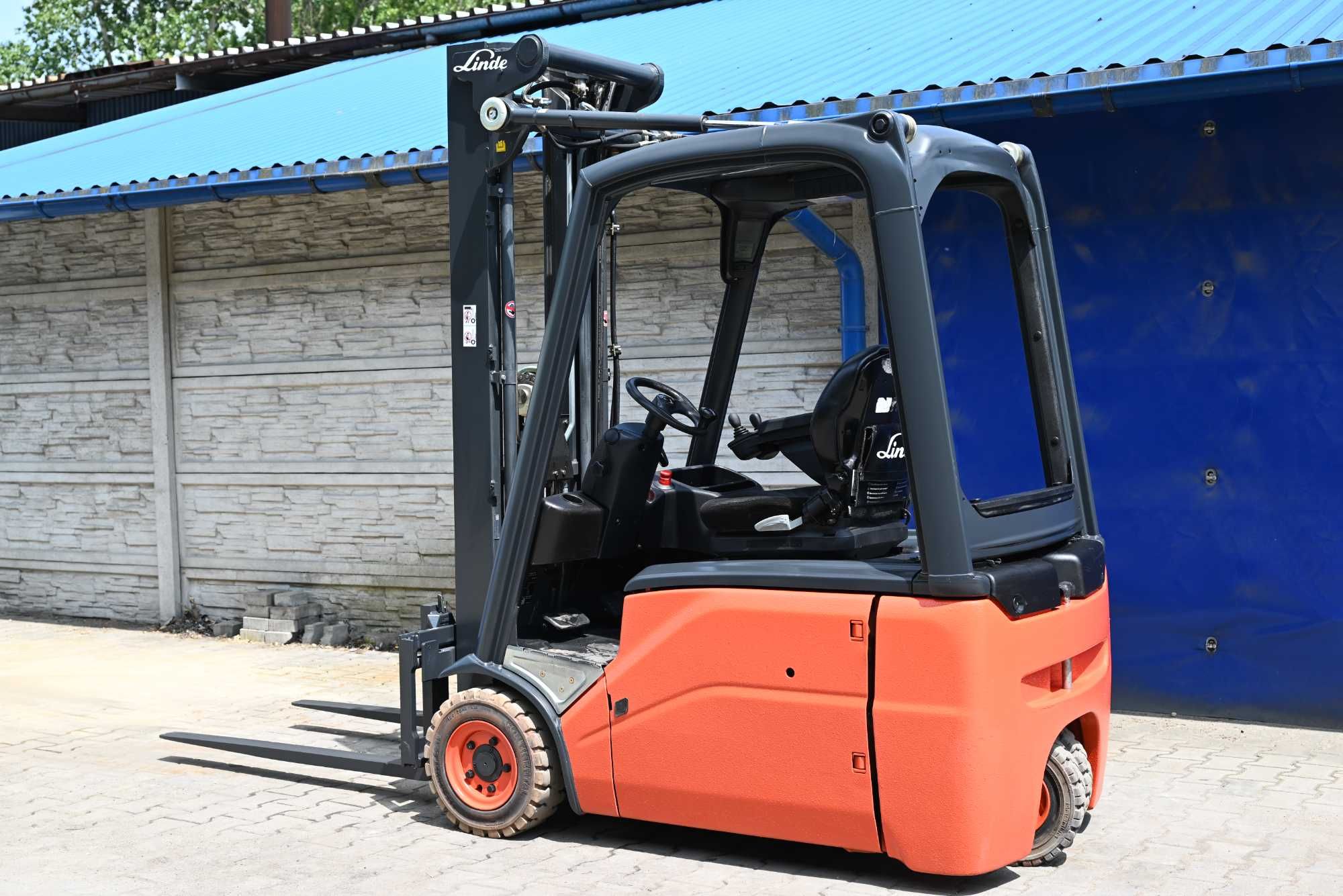 Wózek widłowy Linde E16 Triplex 540 cm 2013 rok Bateria 2020r FHP 402