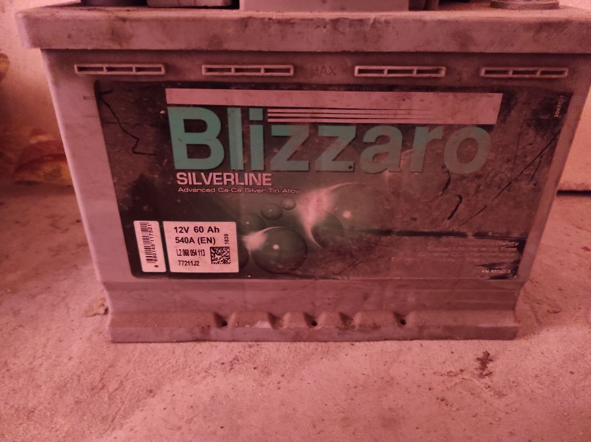 Продам аккумулятор Blizzaro 60Ah 540A