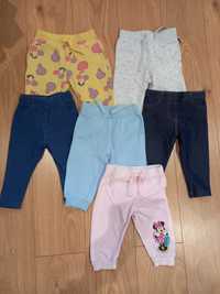 Spodnie dla dziewczynki rozm 68-74 cm, c&a, Club cool, sinsay,