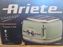 Toster Włoski! Ariete Vintage Beżowy 4 Tosty NOWY