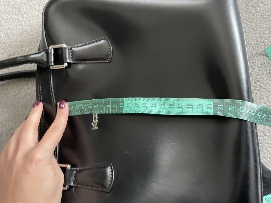 Torebka kazar skóra licowa czarna duza piekna