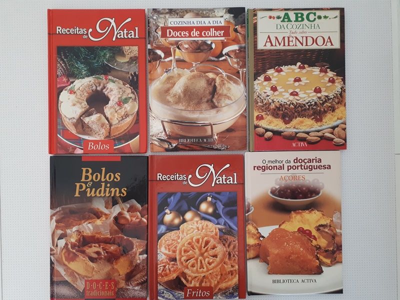 Coleção de Livros de culinaria NOVOS