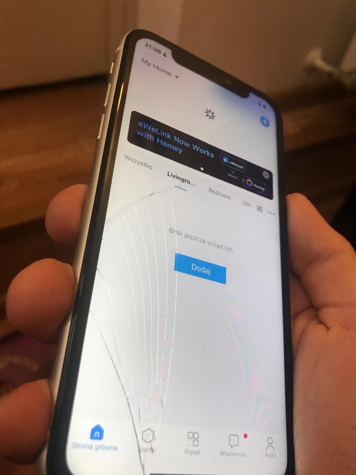 IPhone xr uszkodzony 64gb