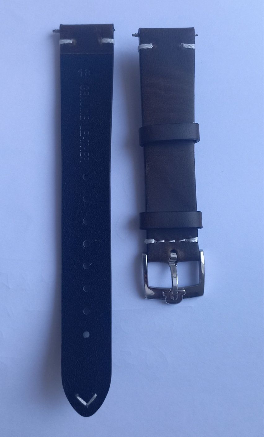 Bracelete relogio 18 mm, fivela Omega, prateada.