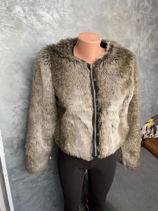 Нова жіноча укорочена шубка,куртка хутро від  Vila S(36)8