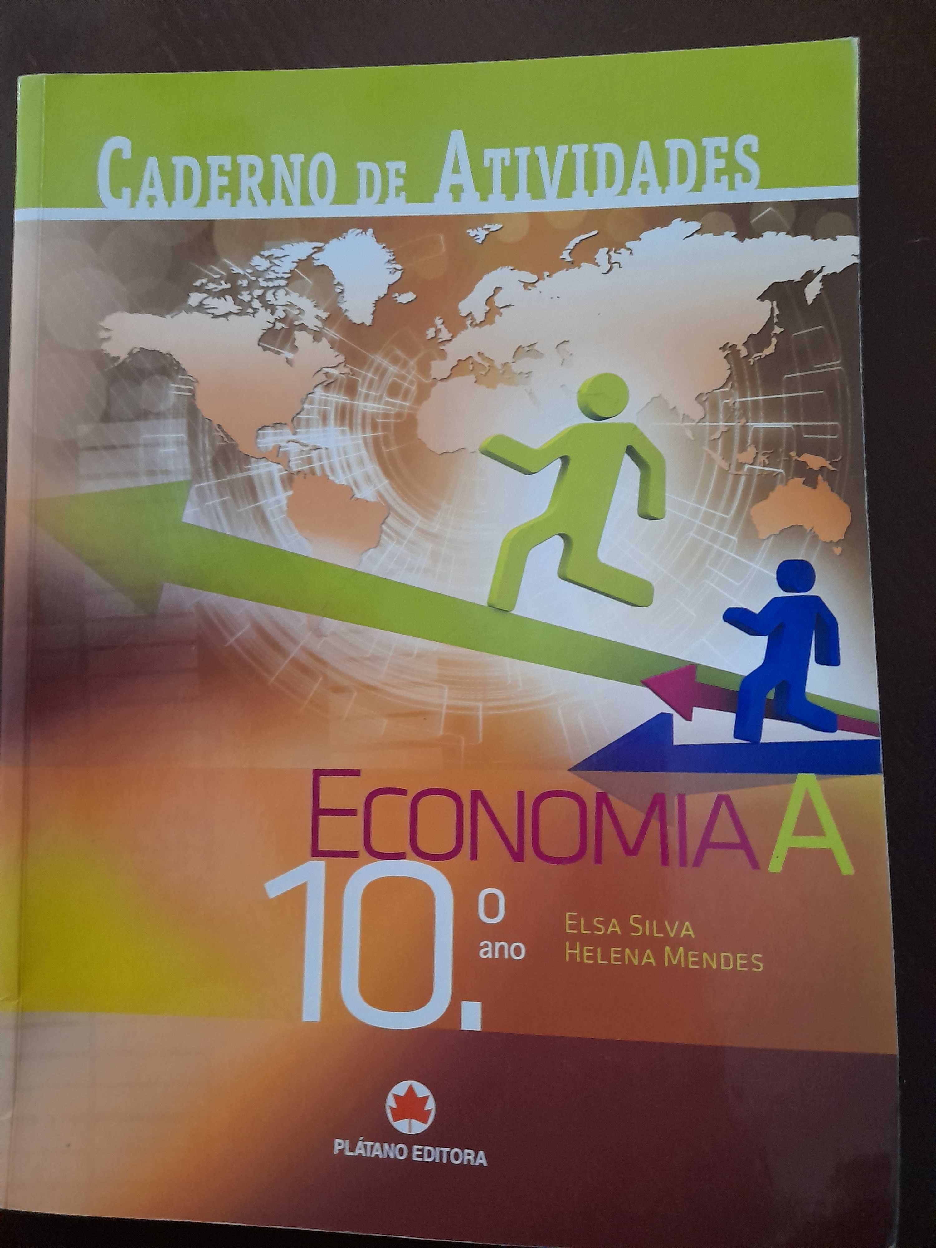 Vende-se manual Economia 10 ano + caderno de atividades