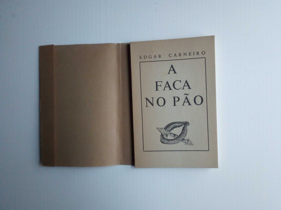 Livro "A faca no pão", de Edgar Carneiro